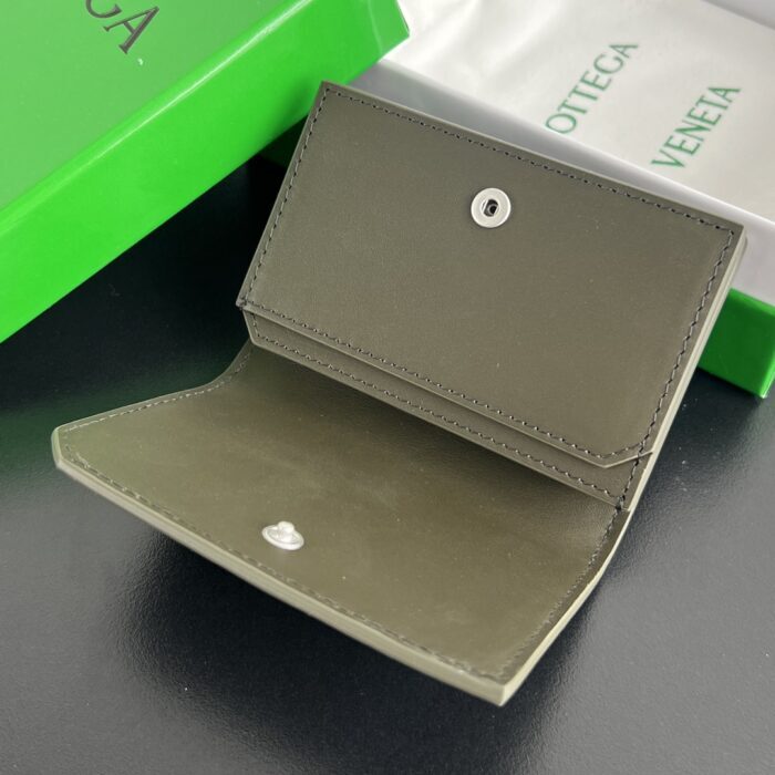 보테가베네타 인트레치아토 피콜로 명함지갑 805825 카키 그린 레플리카 미러급 SA급 S급 고퀄리티 최상급 하이엔드 지갑 [남성여성공용] 2