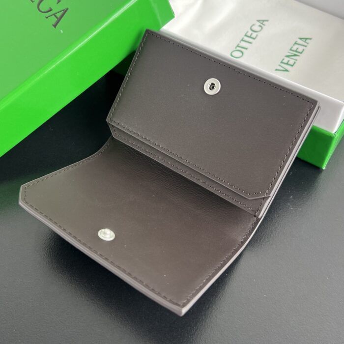 보테가베네타 인트레치아토 피콜로 명함지갑 805825 초콜릿 레플리카 미러급 SA급 S급 고퀄리티 최상급 하이엔드 지갑 [남성여성공용] 3