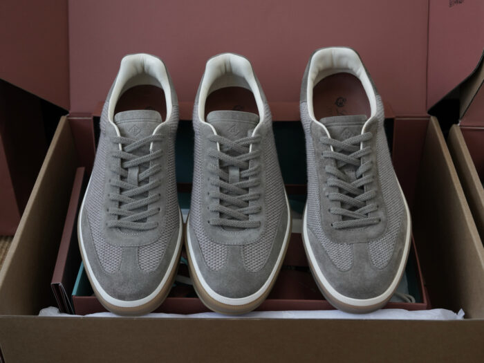 로로피아나 테니스 위크 스니커즈 그레이 레플리카 미러급 SA급 S급 고퀄리티 최상급 하이엔드 신발 [남성]