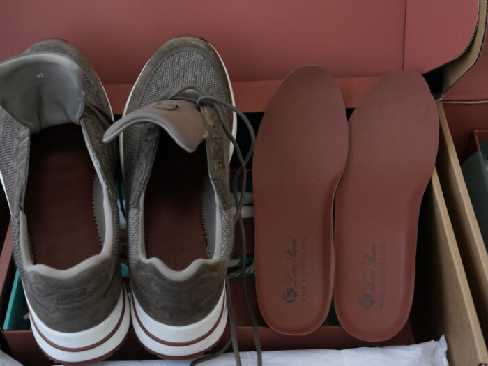 로로피아나 위켄드 워크 스니커즈 그레이 레플리카 미러급 SA급 S급 고퀄리티 최상급 하이엔드 신발 [남성] 5