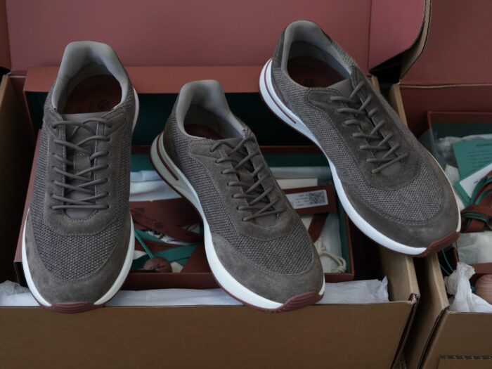 로로피아나 위켄드 워크 스니커즈 그레이 레플리카 미러급 SA급 S급 고퀄리티 최상급 하이엔드 신발 [남성]