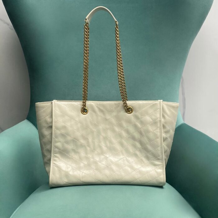 생로랑 Niki 미디엄 쇼핑 백 화이트 871151 레플리카 미러급 SA급 S급 고퀄리티 최상급 하이엔드 가방 [여성] 2