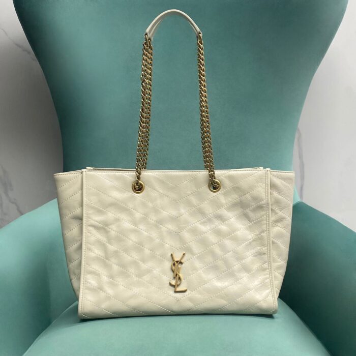 생로랑 Niki 미디엄 쇼핑 백 화이트 871151 레플리카 미러급 SA급 S급 고퀄리티 최상급 하이엔드 가방 [여성]