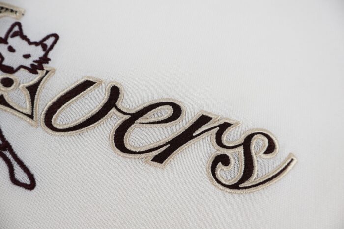 루이비통 여우 LV 자수 니트 반팔티 화이트 레플리카 미러급 SA급 S급 고퀄리티 하이엔드 최상급 의류 [남성여성공용] 10