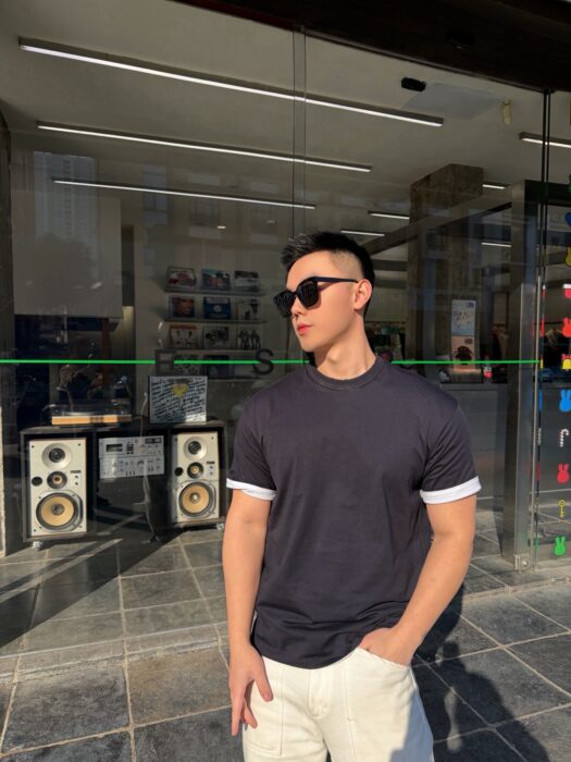 프라다 배색 양면 반팔티 화이트 블랙 레플리카 미러급 SA급 S급 고퀄리티 하이엔드 최상급 의류 [남성여성공용] 2