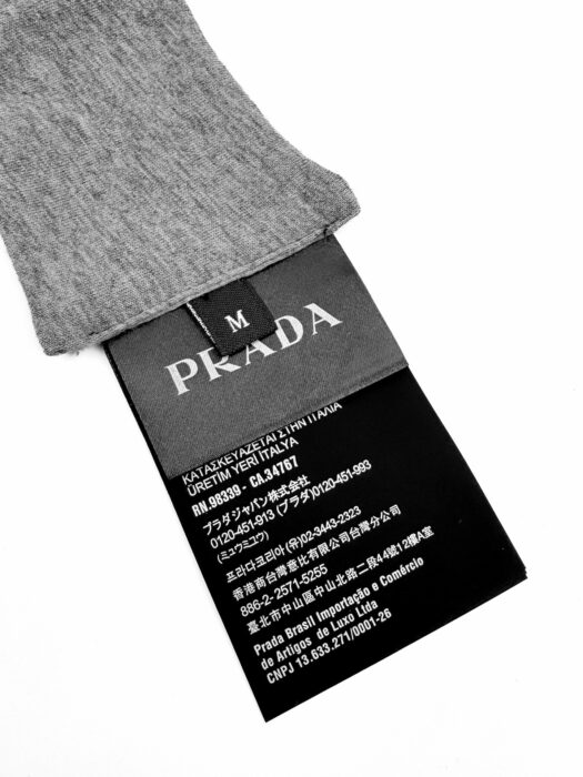 프라다 배색 양면 반팔티 화이트 그레이 레플리카 미러급 SA급 S급 고퀄리티 하이엔드 최상급 의류 [남성여성공용] 13