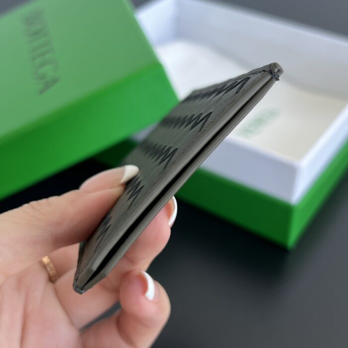 보테가베네타 인트레치아토 피콜로 버티컬 카드 케이스 카키 레플리카 미러급 SA급 S급 고퀄리티 최상급 하이엔드 지갑 [남성여성공용] 5