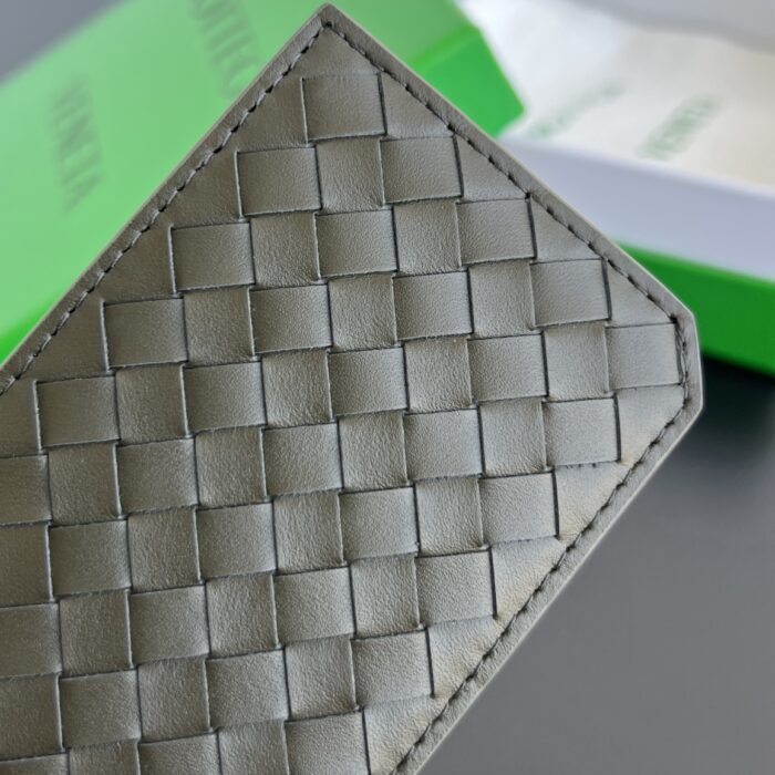 보테가베네타 인트레치아토 피콜로 버티컬 카드 케이스 카키 레플리카 미러급 SA급 S급 고퀄리티 최상급 하이엔드 지갑 [남성여성공용] 6