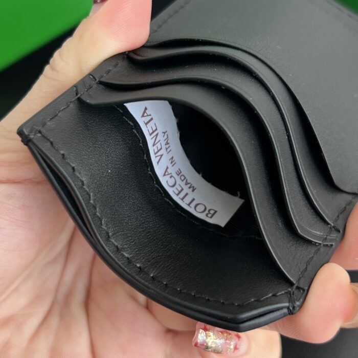 보테가베네타 인트레치아토 피콜로 버티컬 카드 케이스 블랙 레플리카 미러급 SA급 S급 고퀄리티 최상급 하이엔드 지갑 [남성여성공용] 9