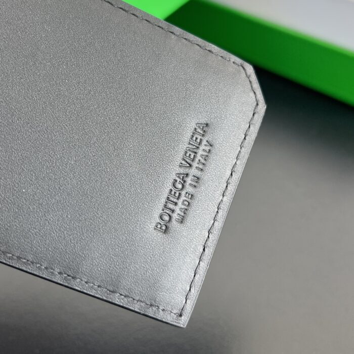 보테가베네타 인트레치아토 피콜로 버티컬 카드 케이스 블랙 레플리카 미러급 SA급 S급 고퀄리티 최상급 하이엔드 지갑 [남성여성공용] 8
