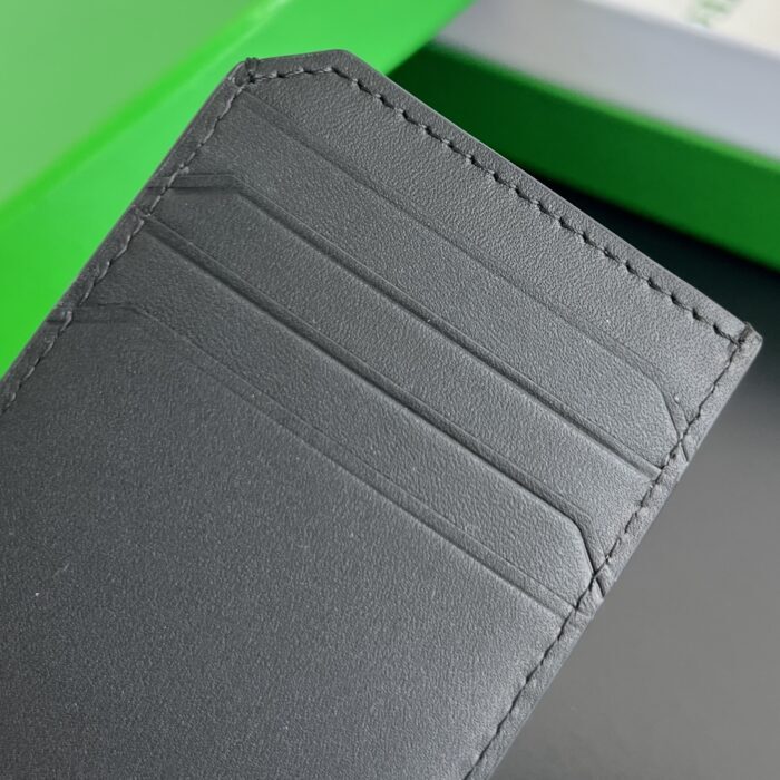 보테가베네타 인트레치아토 피콜로 버티컬 카드 케이스 블랙 레플리카 미러급 SA급 S급 고퀄리티 최상급 하이엔드 지갑 [남성여성공용] 7