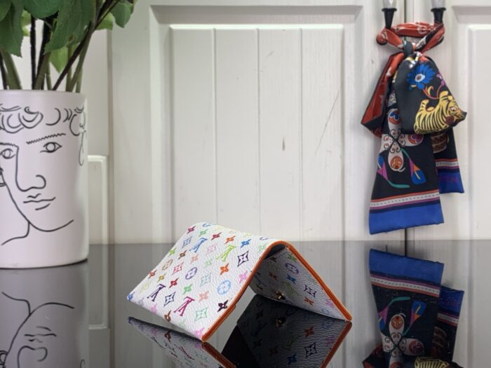 루이비통LV x TM 슬림 카드 홀더 화이트 M27495 레플리카 미러급 SA급 S급 고퀄리티 최상급 하이엔드 지갑 [여성] 4