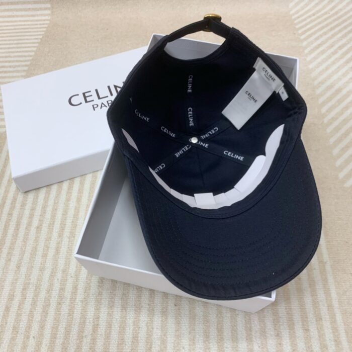 셀린느 레플리카 이니셜 C 로고 코튼 베이스볼 볼캡 3