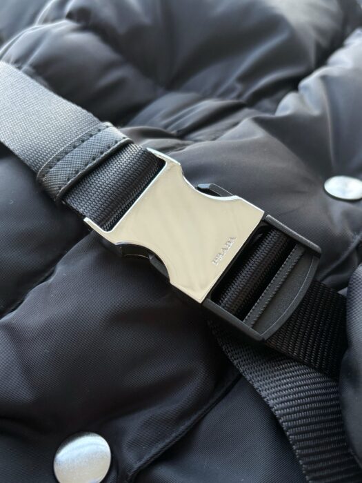 프라다 리나일론 벨티드 다운 자켓 백 롱 패딩 블랙 레플리카 미러급 SA급 S급 고퀄리티 하이엔드 최상급 의류 [여성] 19