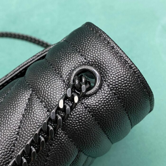 생로랑 그랑 드 뿌드르 퀼팅 가죽 ENVELOPE 스몰 600195 쏘 블랙 레플리카 미러급 SA급 S급 고퀄리티 최상급 하이엔드 가방 [여성] 8