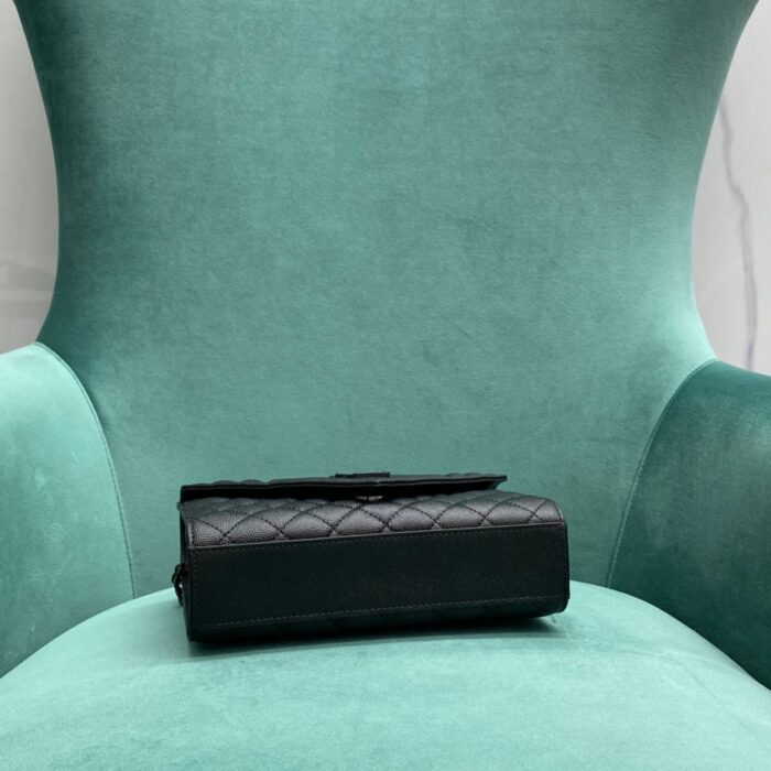 생로랑 그랑 드 뿌드르 퀼팅 가죽 ENVELOPE 스몰 600195 쏘 블랙 레플리카 미러급 SA급 S급 고퀄리티 최상급 하이엔드 가방 [여성] 5