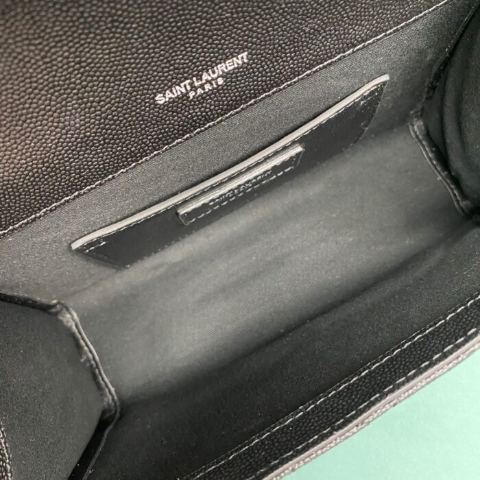 생로랑 그랑 드 뿌드르 퀼팅 가죽 ENVELOPE 스몰 600195 쏘 블랙 레플리카 미러급 SA급 S급 고퀄리티 최상급 하이엔드 가방 [여성] 3