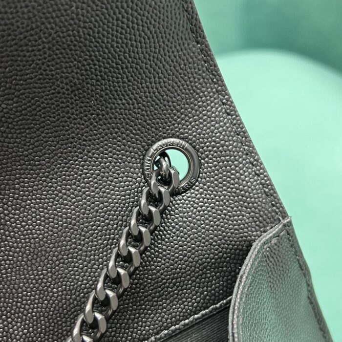 생로랑 그랑 드 뿌드르 퀼팅 가죽 ENVELOPE 스몰 600195 쏘 블랙 레플리카 미러급 SA급 S급 고퀄리티 최상급 하이엔드 가방 [여성] 9