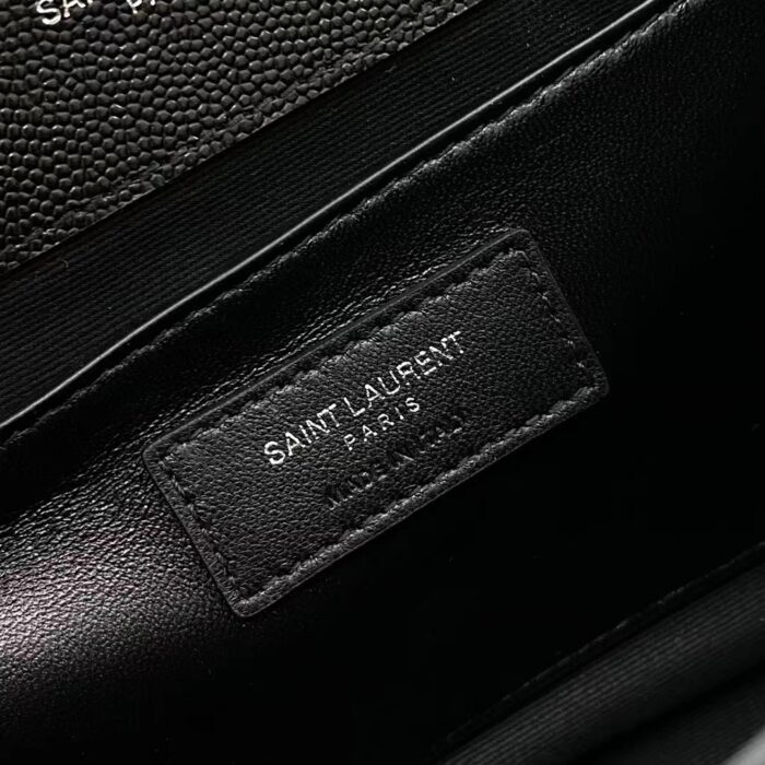 생로랑 그랑 드 뿌드르 퀼팅 가죽 ENVELOPE 미디엄 600185 블랙 은장 레플리카 미러급 SA급 S급 고퀄리티 최상급 하이엔드 가방 [여성] 13