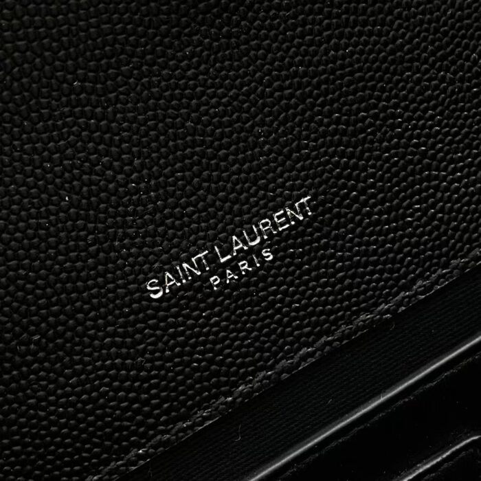 생로랑 그랑 드 뿌드르 퀼팅 가죽 ENVELOPE 미디엄 600185 블랙 은장 레플리카 미러급 SA급 S급 고퀄리티 최상급 하이엔드 가방 [여성] 12