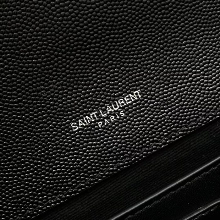 생로랑 그랑 드 뿌드르 퀼팅 가죽 ENVELOPE 미디엄 600185 쏘 블랙 레플리카 미러급 SA급 S급 고퀄리티 최상급 하이엔드 가방 [여성] 12