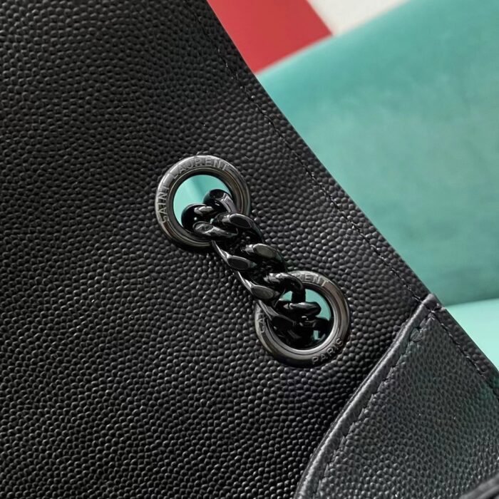 생로랑 그랑 드 뿌드르 퀼팅 가죽 ENVELOPE 미디엄 600185 쏘 블랙 레플리카 미러급 SA급 S급 고퀄리티 최상급 하이엔드 가방 [여성] 9