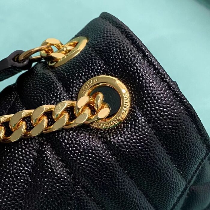 생로랑 그랑 드 뿌드르 퀼팅 가죽 ENVELOPE 미디엄 600185 블랙 금장 레플리카 미러급 SA급 S급 고퀄리티 최상급 하이엔드 가방 [여성] 7