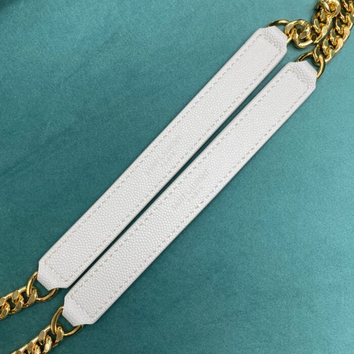 생로랑 그랑 드 뿌드르 퀼팅 가죽 ENVELOPE 미디엄 600185 화이트 레플리카 미러급 SA급 S급 고퀄리티 최상급 하이엔드 가방 [여성] 11