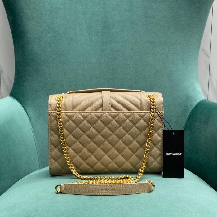 생로랑 그랑 드 뿌드르 퀼팅 가죽 ENVELOPE 미디엄 600185 베이지 레플리카 미러급 SA급 S급 고퀄리티 최상급 하이엔드 가방 [여성] 2