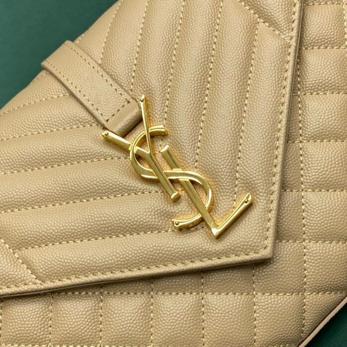 생로랑 그랑 드 뿌드르 퀼팅 가죽 ENVELOPE 미디엄 600185 베이지 레플리카 미러급 SA급 S급 고퀄리티 최상급 하이엔드 가방 [여성] 7