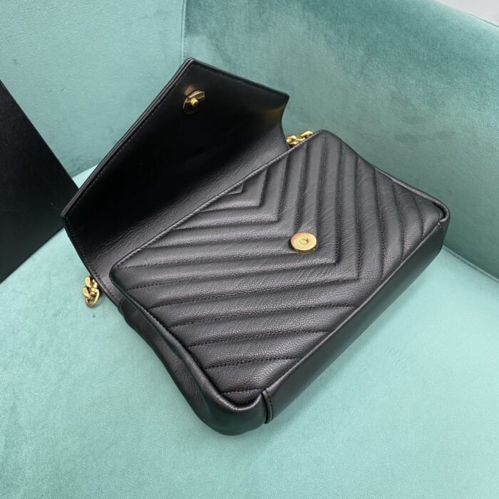 생로랑 컬리지 사첼백 487213 블랙 금장 레플리카 미러급 SA급 S급 고퀄리티 최상급 하이엔드 가방 [여성] 5