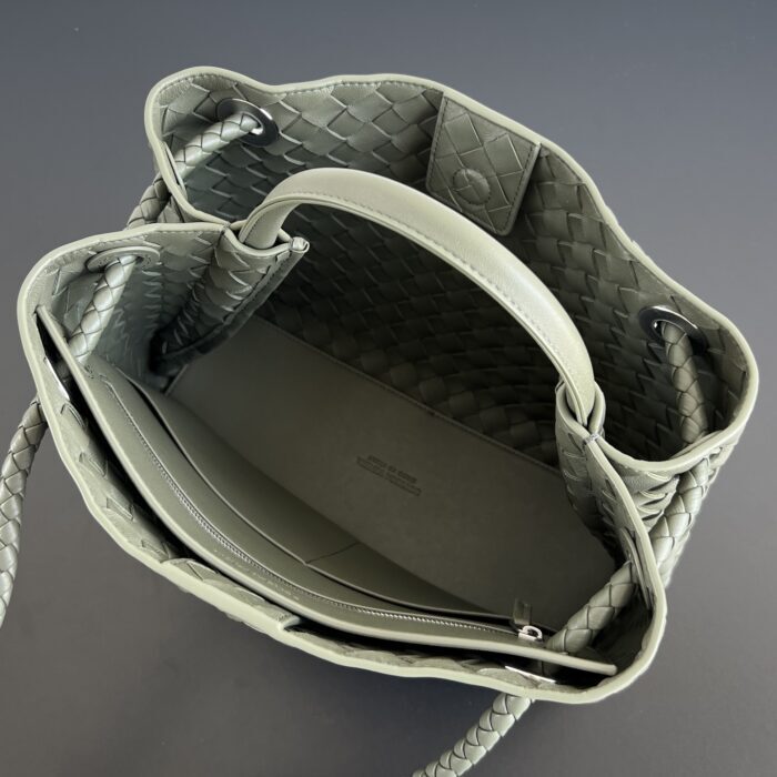 보테가베네타 미디움 안디아모 743572 은장 회녹색 레플리카 미러급 SA급 S급 고퀄리티 최상급 하이엔드 가방 [여성] 3