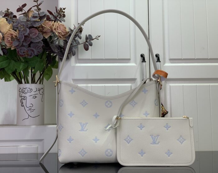 루이비통 캐리올 스몰 M27573 아이보리 블루 레플리카 미러급 SA급 S급 고퀄리티 최상급 하이엔드 가방 [여성] 2