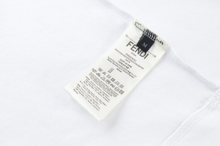 펜디 강아지 자수 단색 반팔티 화이트 레플리카 미러급 SA급 S급 고퀄리티 하이엔드 최상급 의류 [남성여성공용] 15