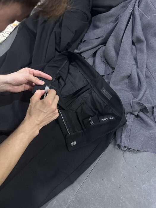 프라다 베이직 양털 혼방 양복 하의 팬츠 블랙 레플리카 미러급 SA급 S급 고퀄리티 하이엔드 최상급 의류 [남성] 5