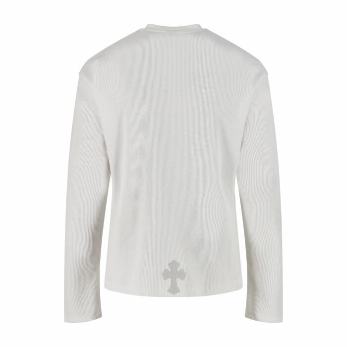 크롬하츠 레더 십자가 와플 긴팔티 화이트 레플리카 미러급 SA급 S급 고퀄리티 하이엔드 최상급 의류 [남성여성공용] 9