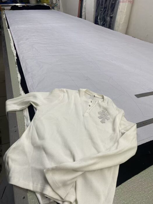 크롬하츠 레더 십자가 와플 긴팔티 화이트 레플리카 미러급 SA급 S급 고퀄리티 하이엔드 최상급 의류 [남성여성공용] 7