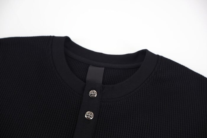 크롬하츠 레더 십자가 와플 긴팔티 블랙 레플리카 미러급 SA급 S급 고퀄리티 하이엔드 최상급 의류 [남성여성공용] 7