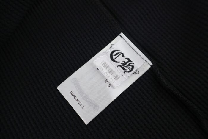 크롬하츠 레더 십자가 와플 긴팔티 블랙 레플리카 미러급 SA급 S급 고퀄리티 하이엔드 최상급 의류 [남성여성공용] 13