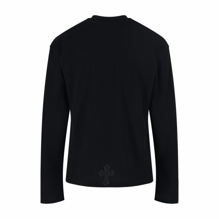 크롬하츠 레더 십자가 와플 긴팔티 블랙 레플리카 미러급 SA급 S급 고퀄리티 하이엔드 최상급 의류 [남성여성공용] 6