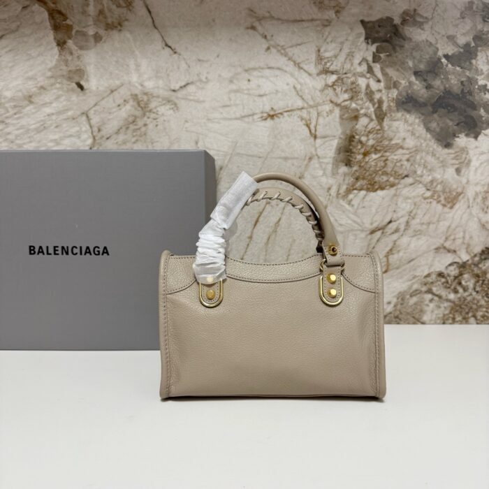 발렌시아가 르 시티 미니 백 골드 베이지 샤이니 골드 장식 레플리카 미러급 SA급 S급 고퀄리티 최상급 하이엔드 가방 [여성] 2