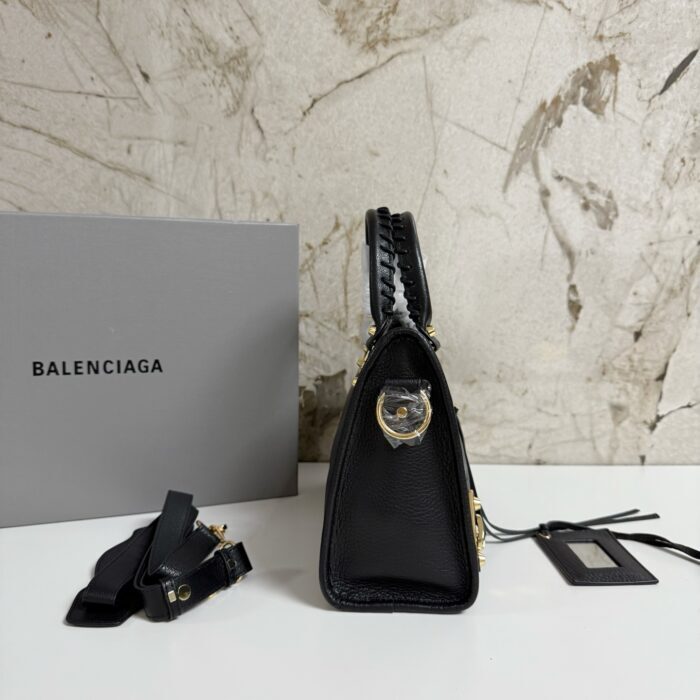 발렌시아가 르 시티 미디엄 백 골드 블랙 샤이니 골드 장식 레플리카 미러급 SA급 S급 고퀄리티 최상급 하이엔드 가방 [여성] 5