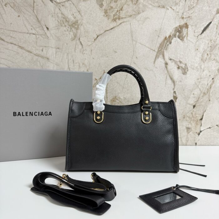 발렌시아가 르 시티 미디엄 백 골드 블랙 샤이니 골드 장식 레플리카 미러급 SA급 S급 고퀄리티 최상급 하이엔드 가방 [여성] 2