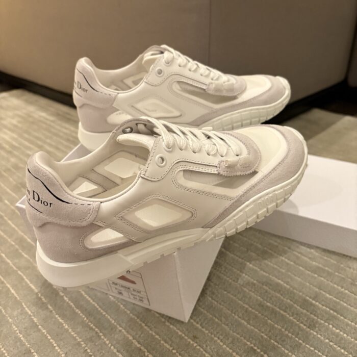 디올 테크 스니커즈 스웨이드 카프스킨 앤 트랜스패런트 메쉬 화이트 레플리카 미러급 SA급 S급 고퀄리티 최상급 하이엔드 신발 [여성] 7