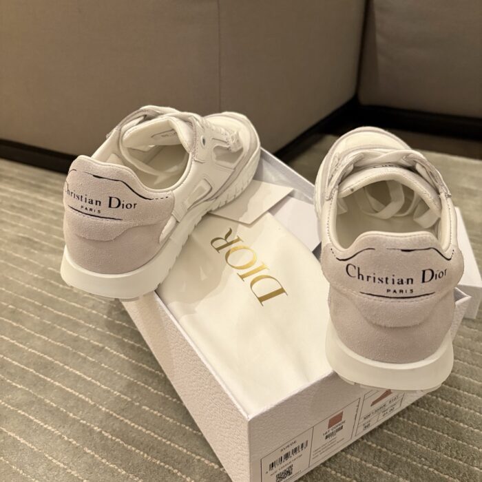 디올 테크 스니커즈 스웨이드 카프스킨 앤 트랜스패런트 메쉬 화이트 레플리카 미러급 SA급 S급 고퀄리티 최상급 하이엔드 신발 [여성] 10