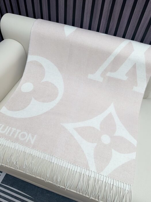루이비통 점보 LV 플라워 캐시미어 태슬 스카프 핑크 레플리카 미러급 SA급 S급 고퀄리티 최상급 하이엔드 [남성여성공용] 6