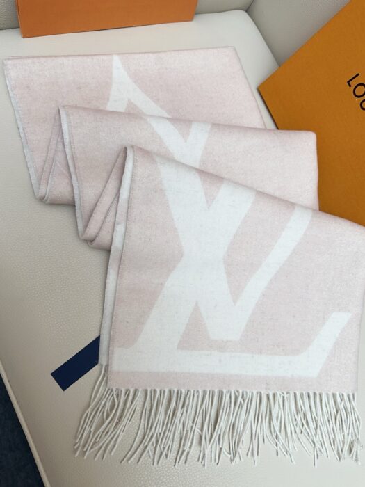 루이비통 점보 LV 플라워 캐시미어 태슬 스카프 핑크 레플리카 미러급 SA급 S급 고퀄리티 최상급 하이엔드 [남성여성공용] 5