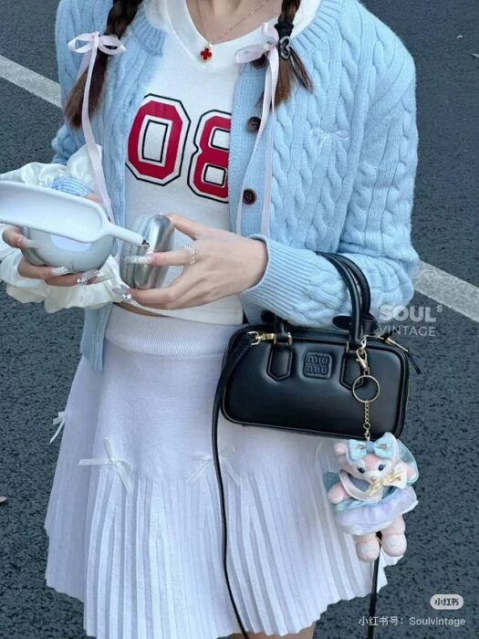 미우미우 아르카디 가죽 백 5BB142 브라운 블랙 2컬러 레플리카 미러급 SA급 S급 고퀄리티 최상급 하이엔드 가방 [여성]