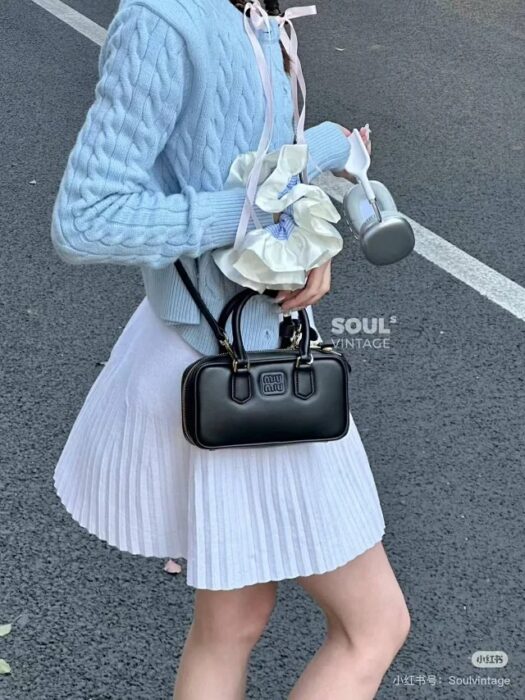 미우미우 아르카디 가죽 백 5BB142 브라운 블랙 2컬러 레플리카 미러급 SA급 S급 고퀄리티 최상급 하이엔드 가방 [여성] 2