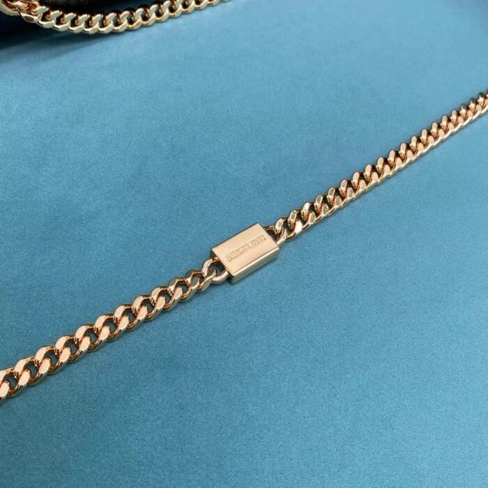 생로랑 그랑 드 뿌드르 엠보스 레더 골드 모노그램 케이트 미디움백 골드 체인 스트랩 블랙 364021 레플리카 미러급 SA급 S급 고퀄리티 최상급 하이엔드 가방 [여성] 10